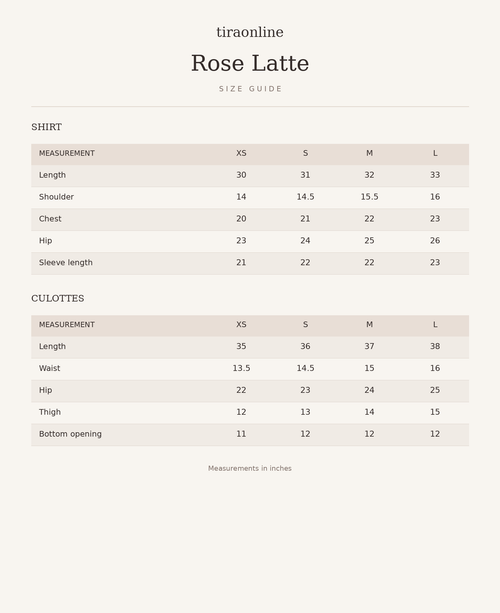 Rose Latte